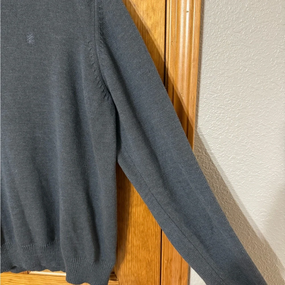 Izod Men's Charcoal Gray V-Neck Sweater size 2XL